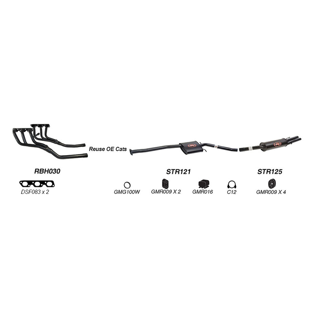 Redback Performance Exhaust System for Holden Statesman (06/1999 - 04/2003), Holden Statesman (06/1999 - 04/2003), Holden Statesman (06/1999 - 04/2003)