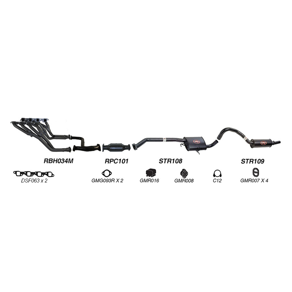 Redback Performance Exhaust System for Holden Commodore (09/1991 - 1995)