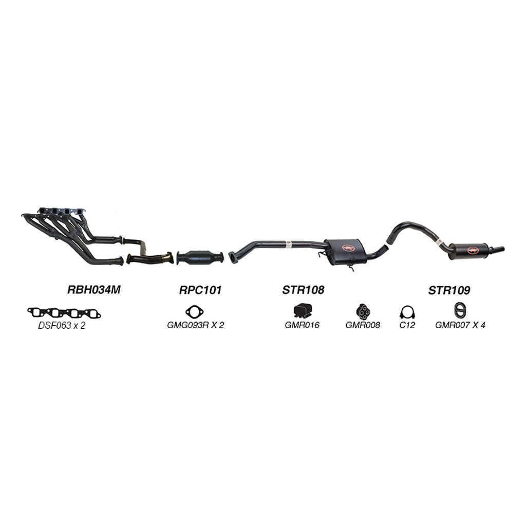 Redback Performance Exhaust System for Holden Commodore (04/1995 - 12/2000)