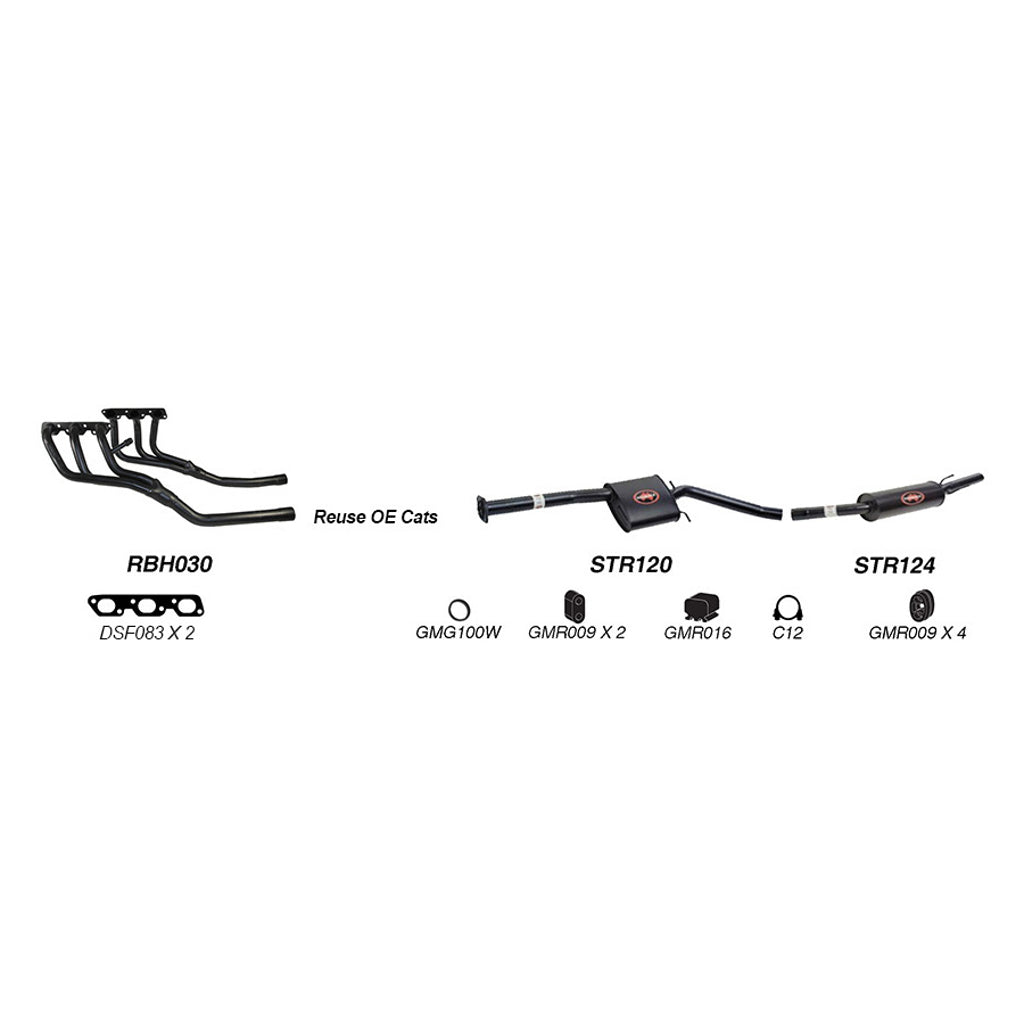 Redback Performance Exhaust System for Holden Caprice (09/1997 - 08/2004), Statesman (09/1997 - 08/2004), Commodore (09/1997 - 08/2004), Calais (09/1997 - 08/2004), HSV XU6 (09/1997 - 08/2004), Holden Commodore (09/1997 - 08/2004), Calais (09/1997 -...