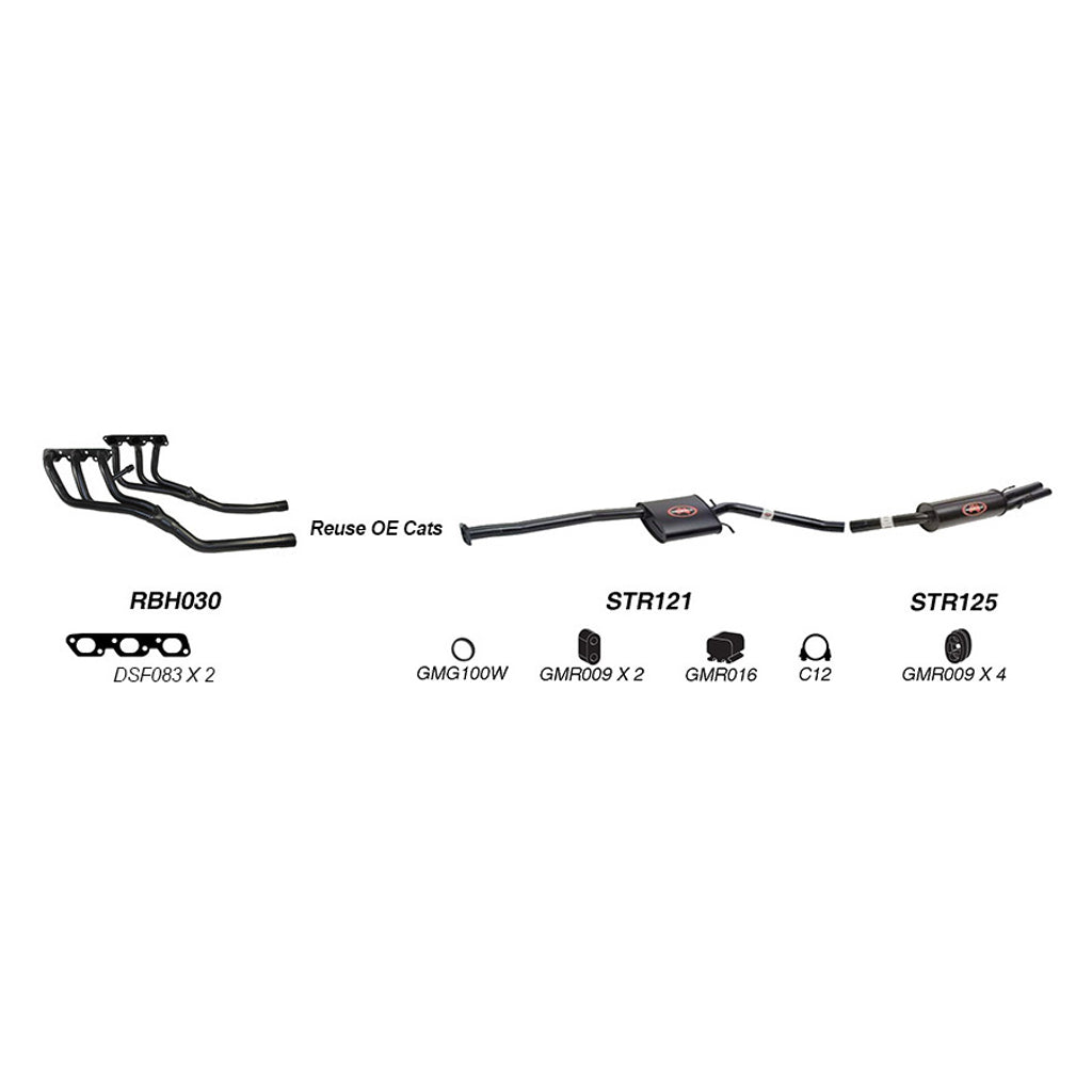 Redback Performance Exhaust System for Holden Statesman (06/1999 - 2004), Caprice (06/1999 - 2004)