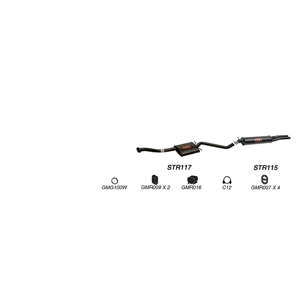 Redback Performance Exhaust System for Holden Commodore (04/1995 - 1997), Calais (04/1995 - 1997)