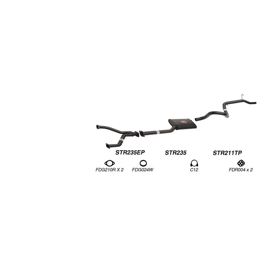 Redback Performance Exhaust System for Ford Falcon (01/1991 - 08/1998), Fairmont (01/1991 - 08/1998)