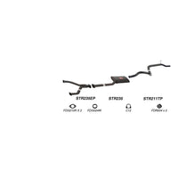 Redback Performance Exhaust System for Ford Falcon Sedan V8 EA-EL (01/1991 - 08/1998), Fairmont (01/1991 - 09/1998),