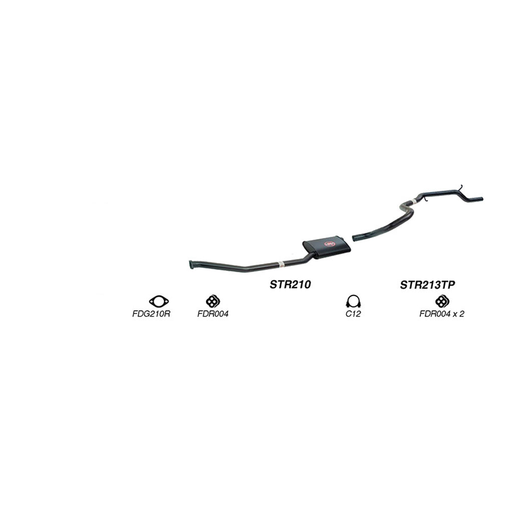 Redback Performance Exhaust System for Ford Falcon (03/1992 - 09/2002), Fairmont (03/1992 - 09/2002)