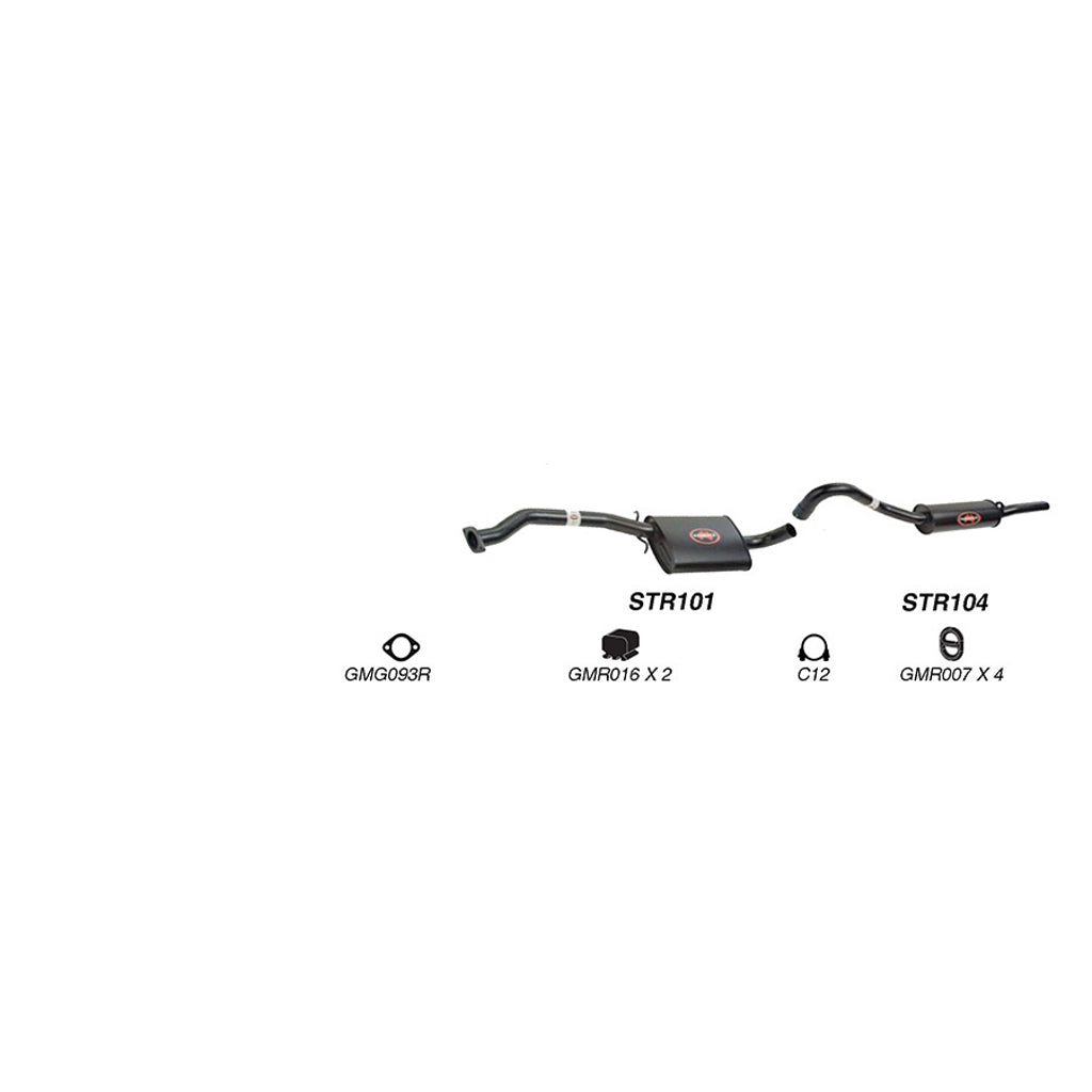 Redback Performance Exhaust System for Holden VL Commodore Sedan (03/1986 - 09/1988)