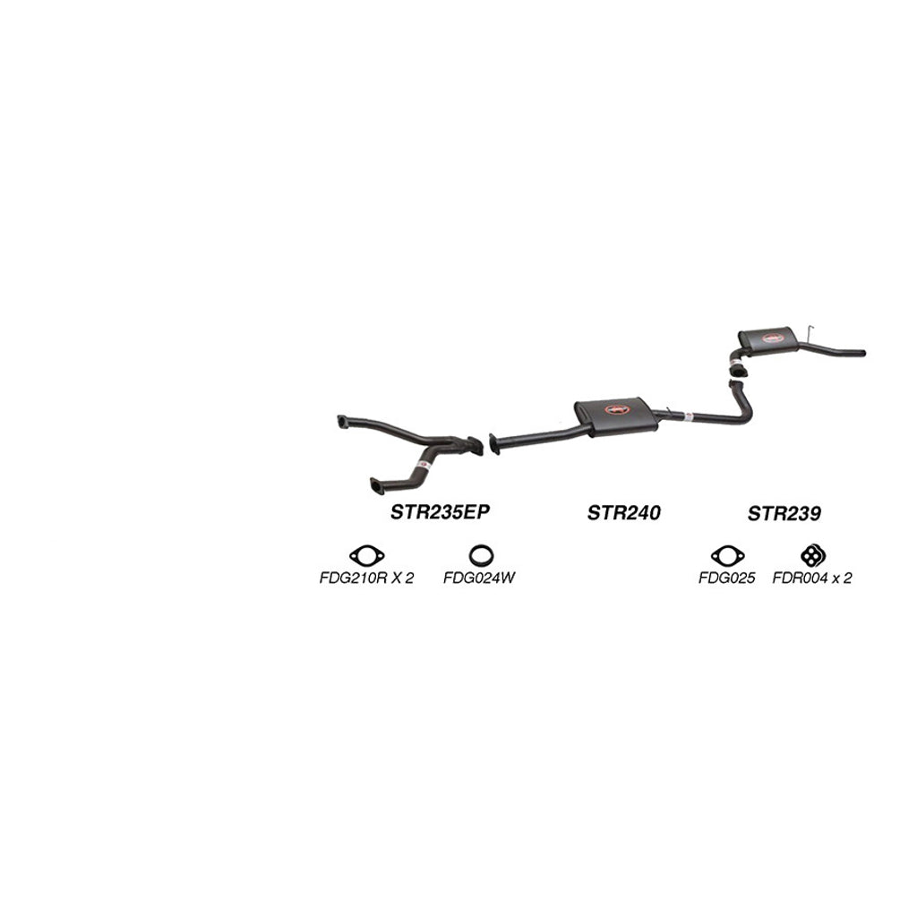 Redback Performance Exhaust System for Ford Falcon (1999 - 2002), Fairmont (1999 - 2002) V8 IRS
