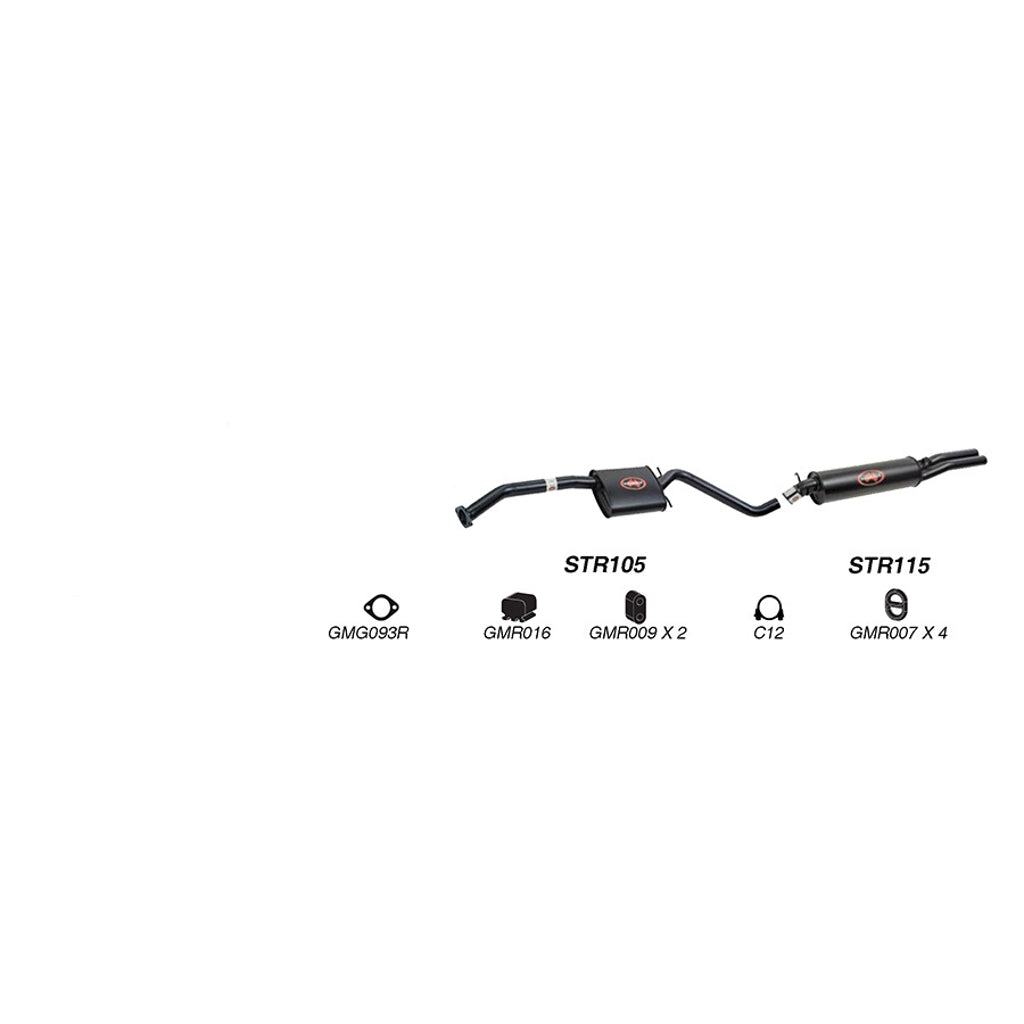 Redback Performance Exhaust System for Holden Statesman VQ - VR V6 & VS V8 IRS Sedan
