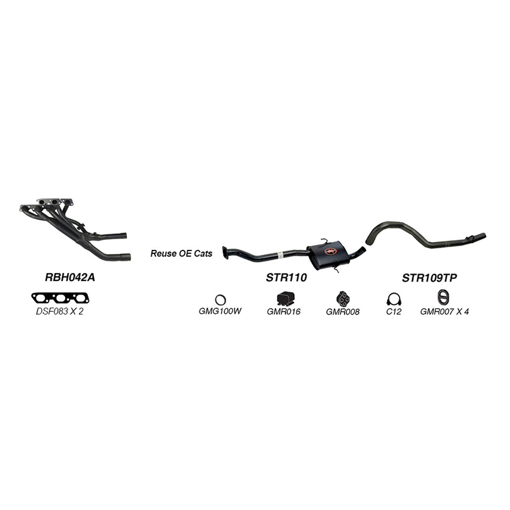 Redback Performance Exhaust System for Holden Commodore (04/1995 - 12/2000)