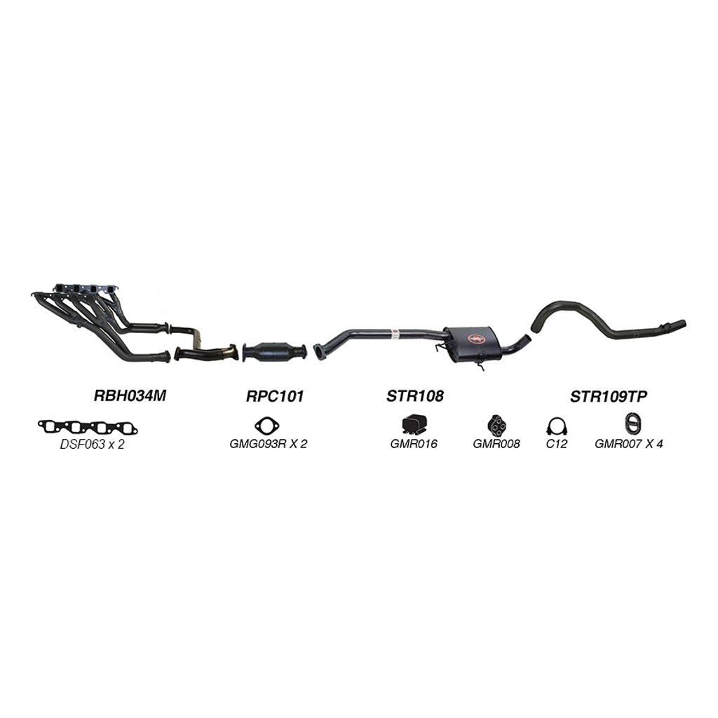 Redback Performance Exhaust System for Holden Commodore (04/1995 - 2000)