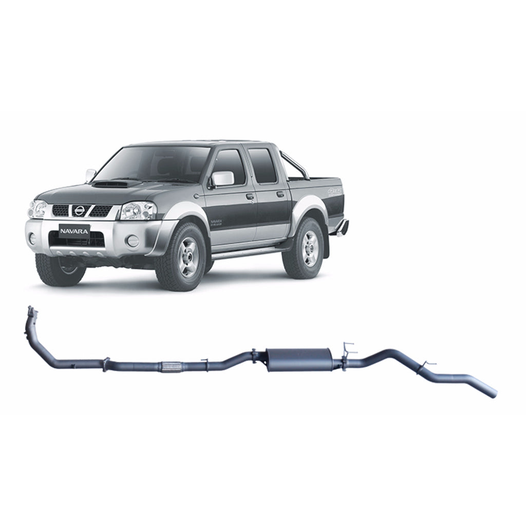 Redback Extreme Duty Exhaust for Nissan Navara D22 2.5L (01/2008 - 10/2015)