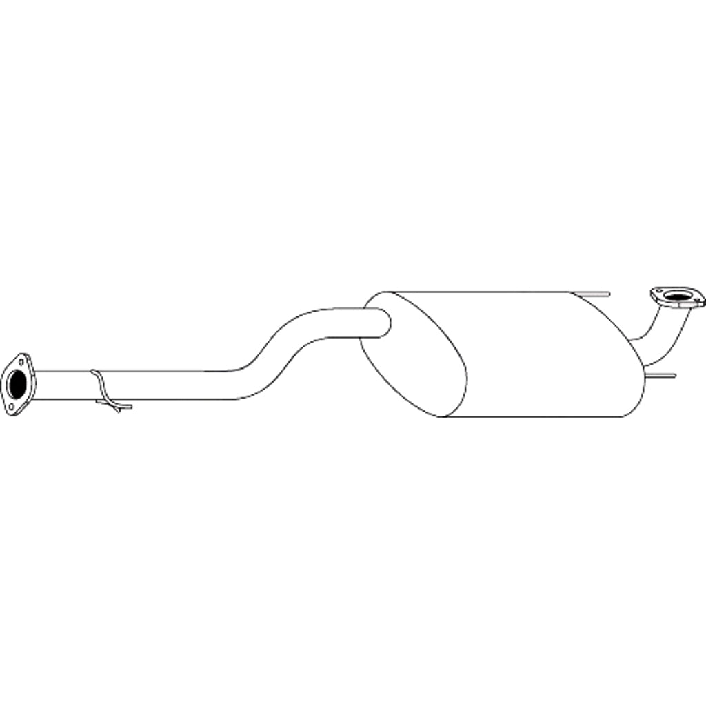 Redback Standard Replacement Exhaust for Toyota Hilux (08/2005 - 08/2015)