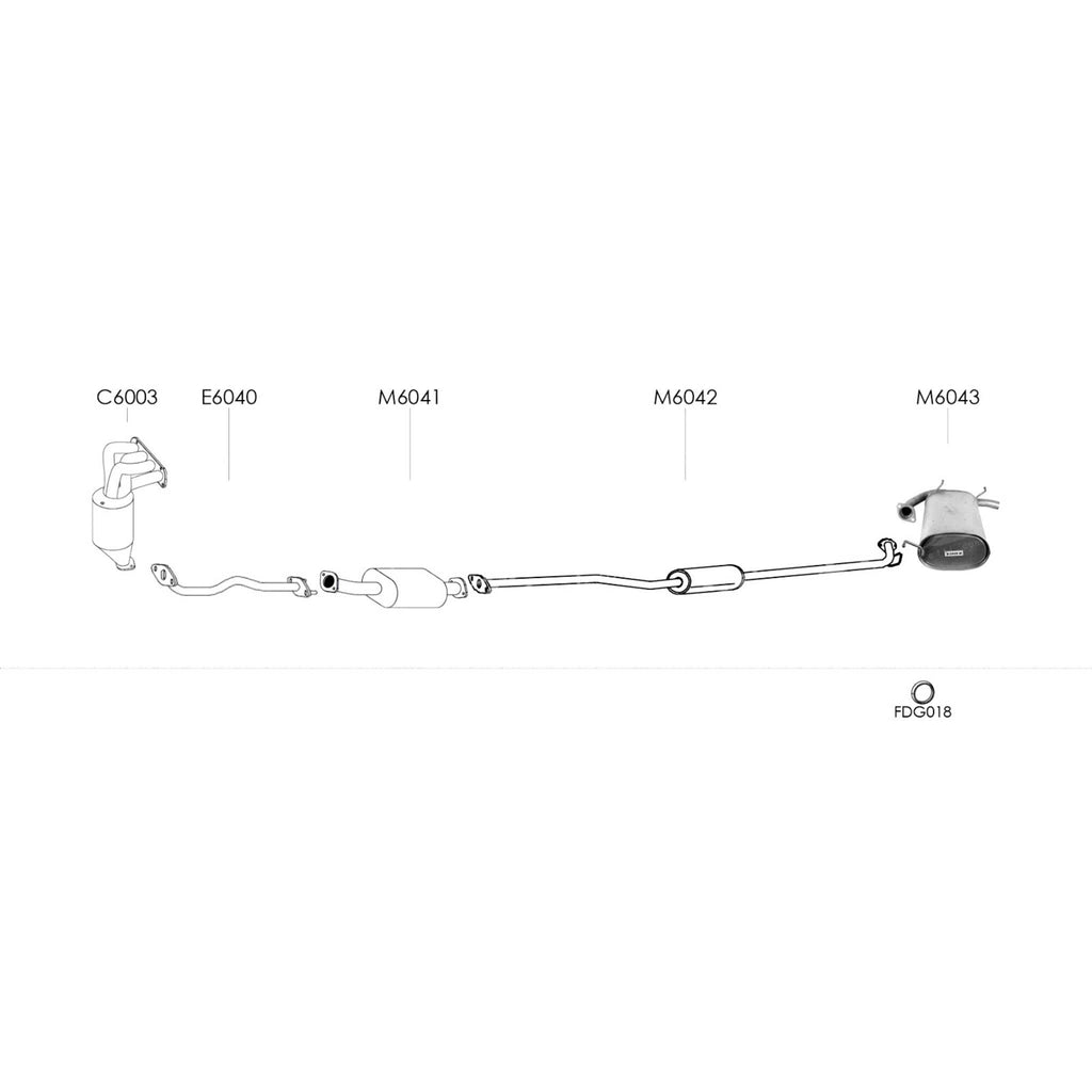 Redback Manifold Cat for X-Trail T30 2.5L QR25DE 4WD All Models (10/2001 - 09/2007)