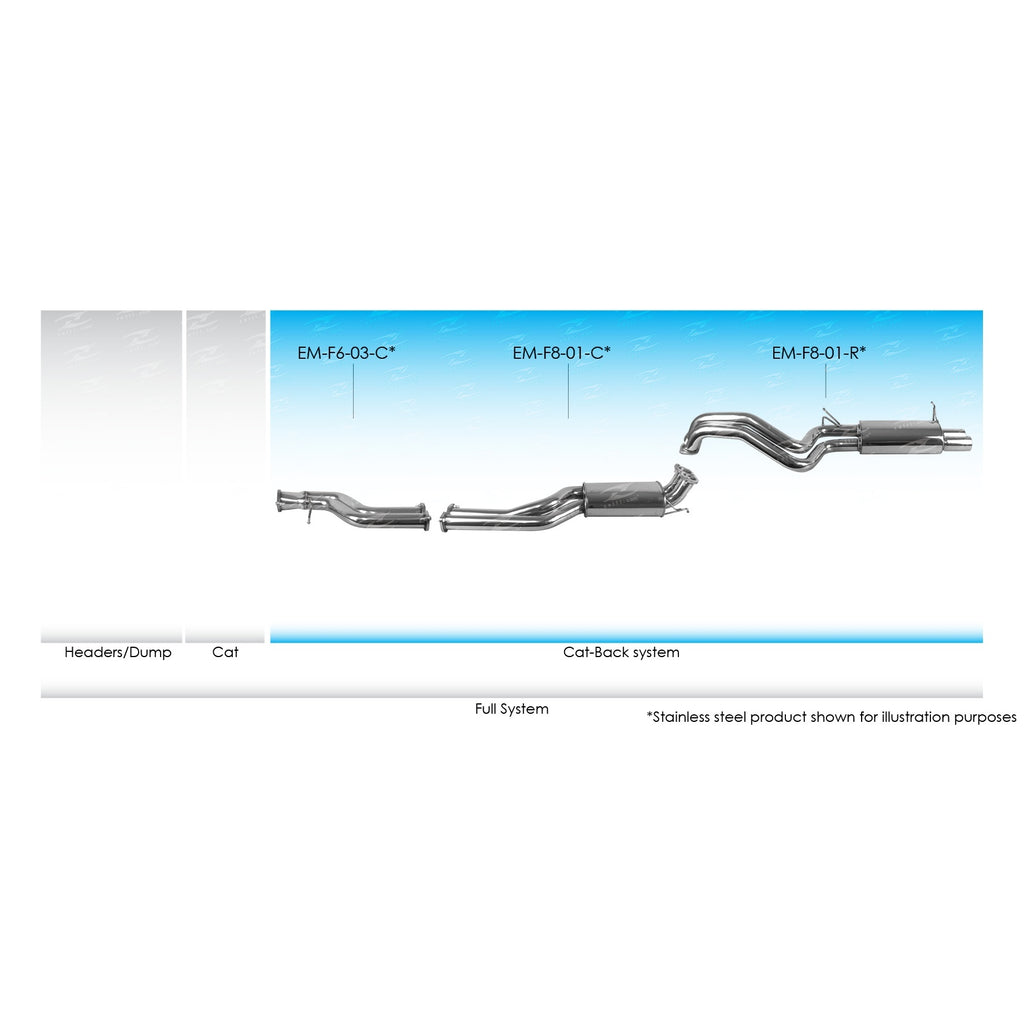 XForce Exhaust System for Ford Falcon (09/2002 - 04/2008)