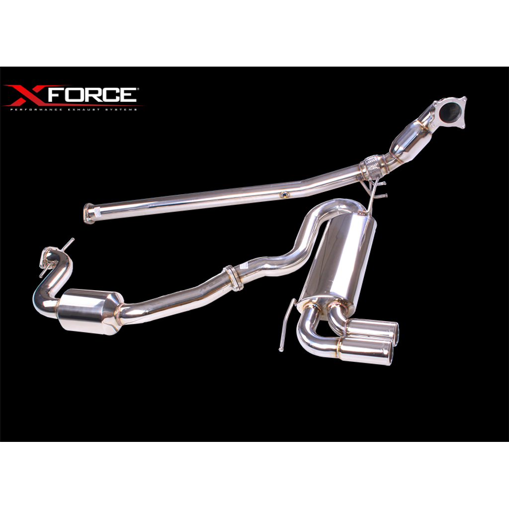 Xforce Turbo Back Exhaust for VW Golf MK5 GTI