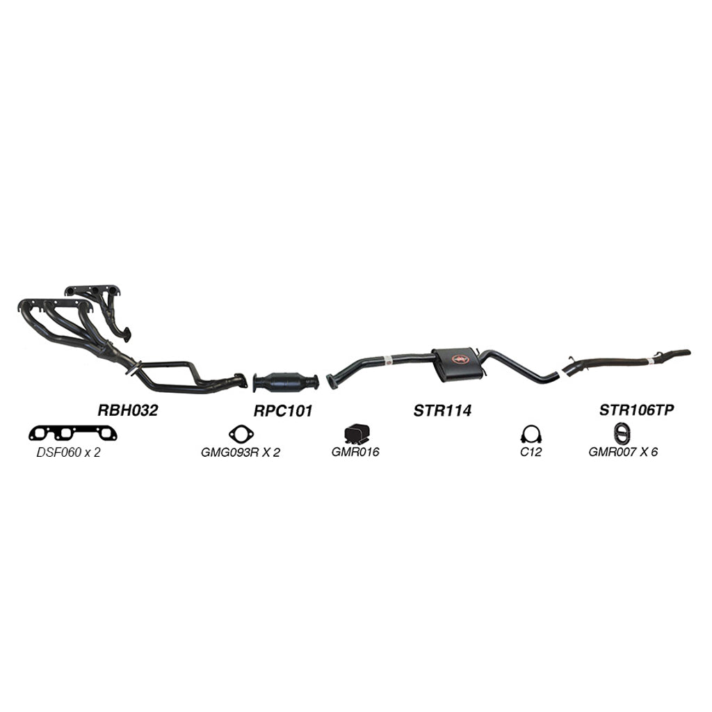 Redback Performance Exhaust System for Holden Statesman (04/1990 - 1995), Caprice (04/1990 - 1995)