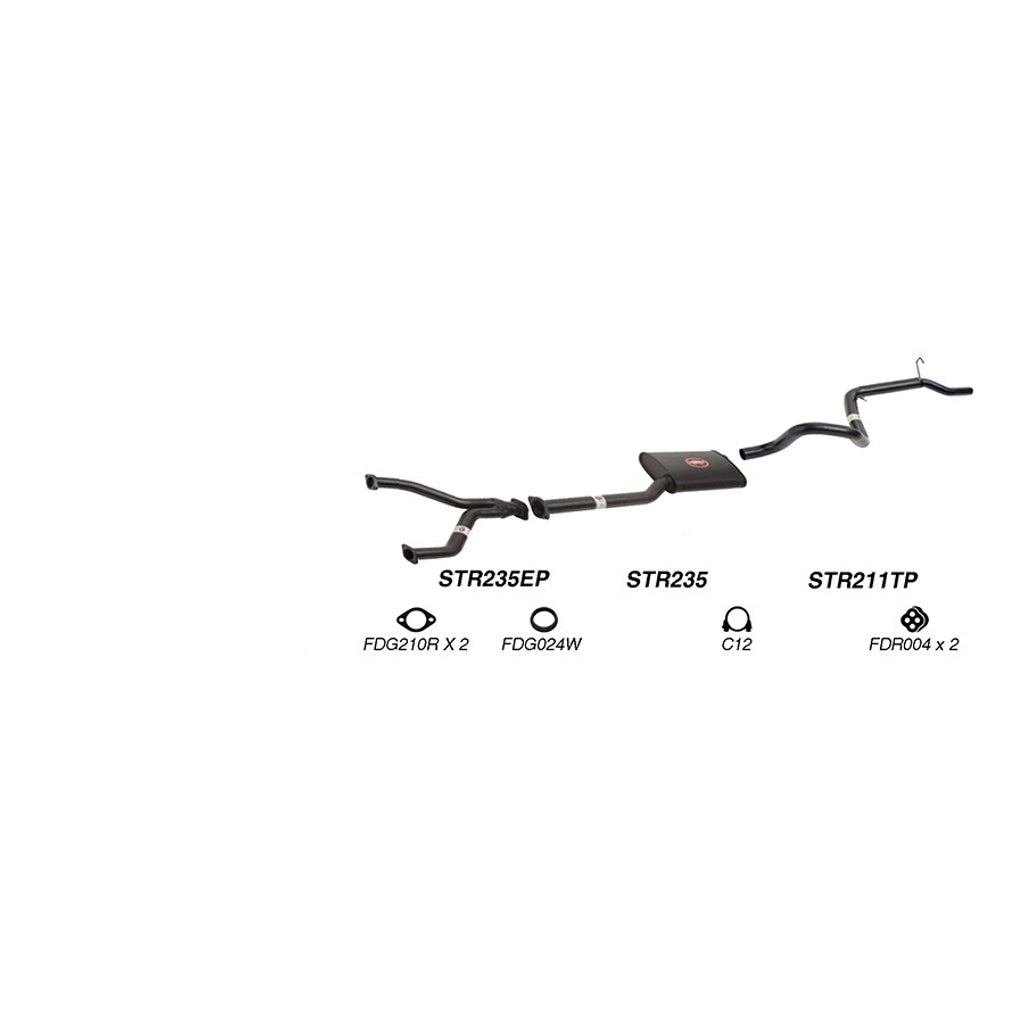 Redback Performance Exhaust System for Ford Falcon (01/1991 - 08/1998), Fairmont (01/1991 - 08/1998)