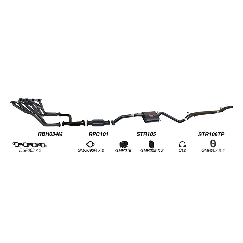 Redback Performance Exhaust System for Holden Calais (09/1991 - 1995), Commodore (09/1991 - 1995)