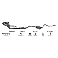 Redback Performance Exhaust System for Holden Calais (04/1995 - 09/1997), Commodore (04/1995 - 09/1997)
