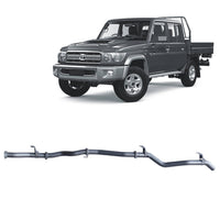 Redback Extreme Duty Exhaust for Toyota Landcruiser 79 Series Single and Double Cab (11/2016 - on)