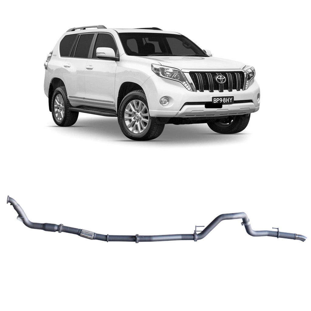 Redback Extreme Duty Exhaust for Toyota Prado 120/150 Series 1KD-FTV (11/2006 - 07/2015)