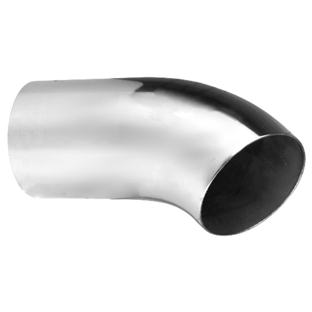 Stainless Steel Exhaust Tip - Dump Style - Outside 100mm (4